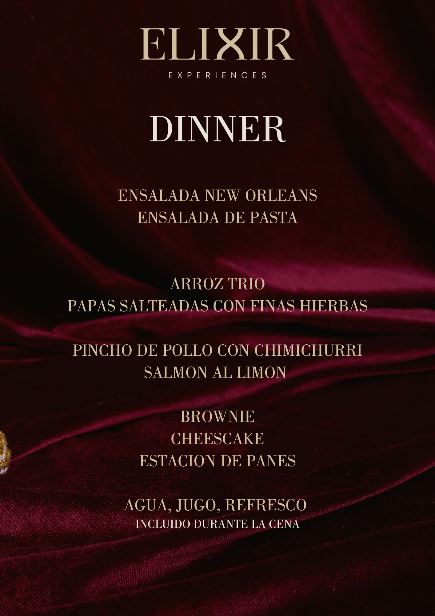 Cata de Whisky, Cena & Máscara