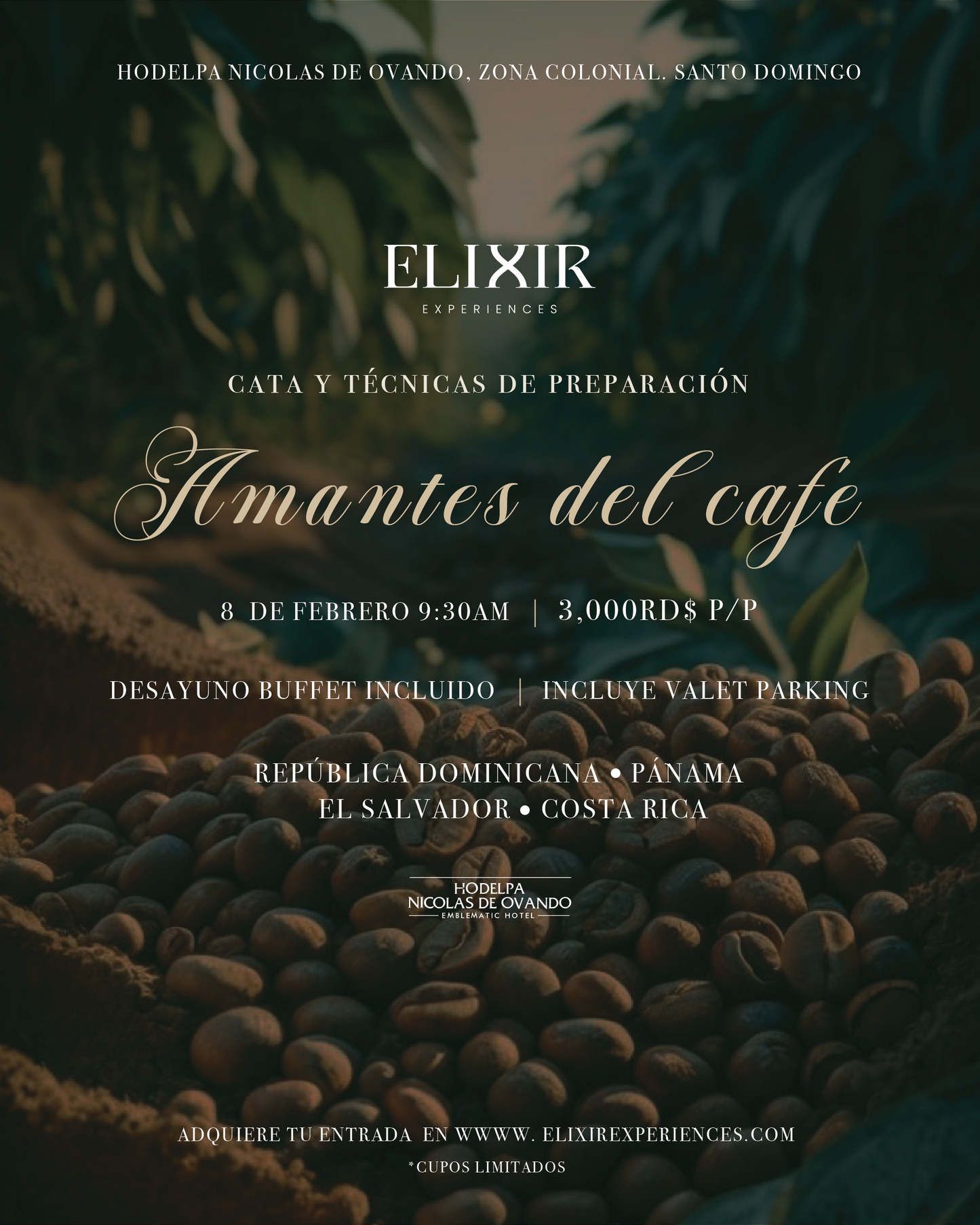 Coffee tasting participants in Santo Domingo