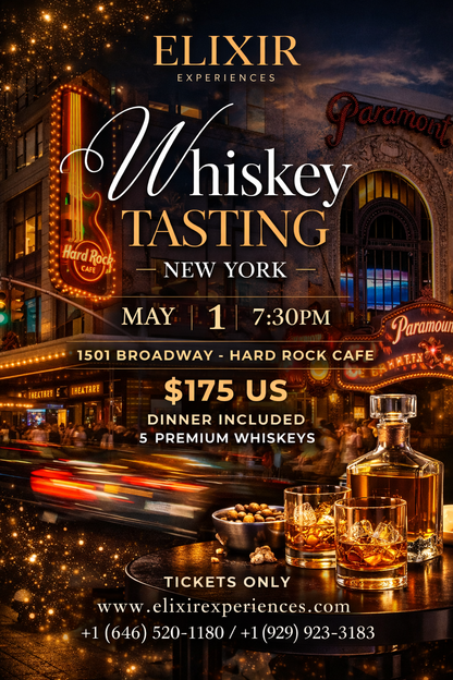 DÉGUSTATION DE WHISKY NYC - TIMES SQUARE HRC