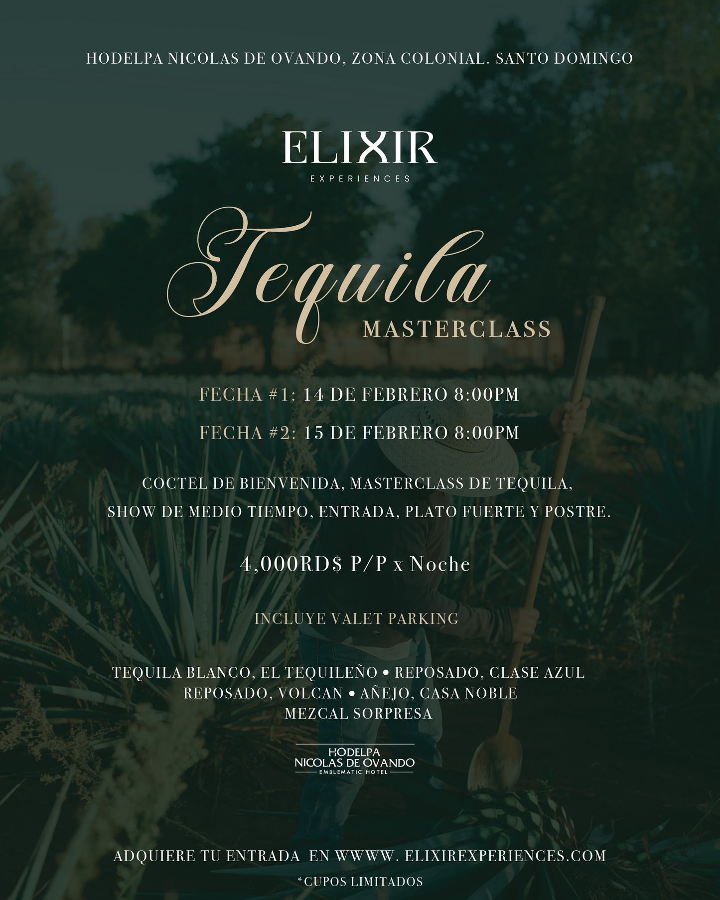 Santo Domingo - Tequila Masterclass - 14/02/25