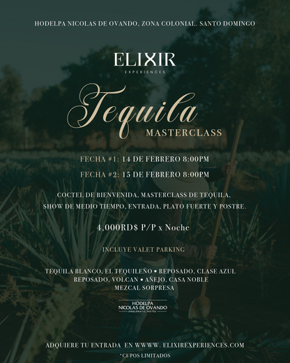 Santo Domingo - Masterclass de Tequila - 14/02/25