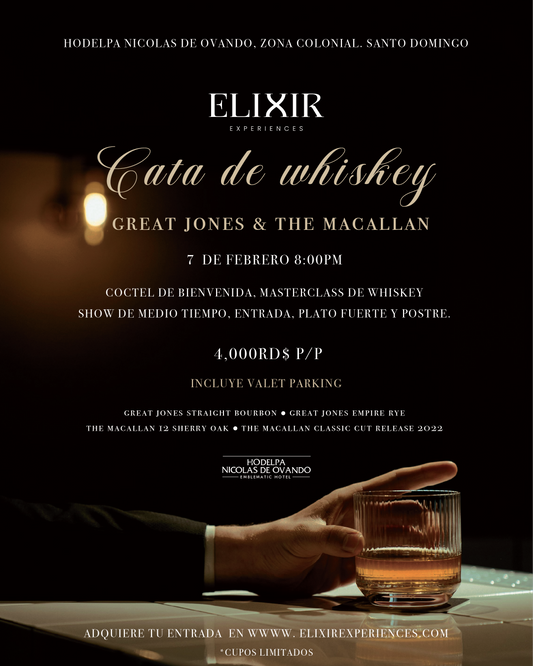 Santo Domingo - Cata de Whiskey - 07/02/25